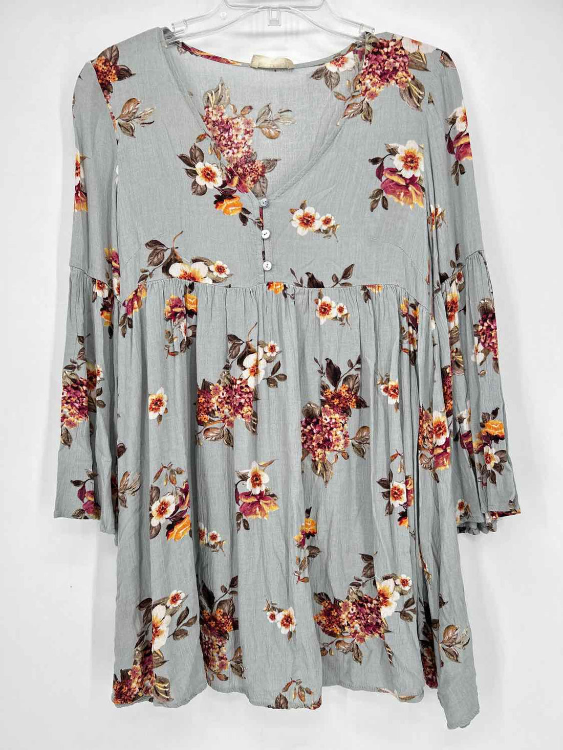 Altard State Size S Dusty Light Blue Floral Dress