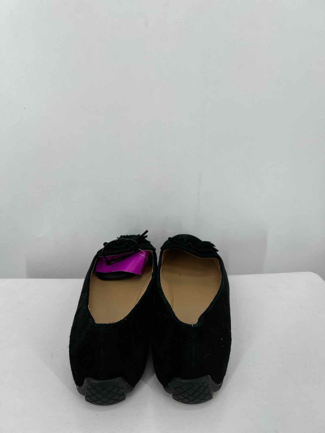 Talbots Women Size 8 Black Genuine Leather Loafers