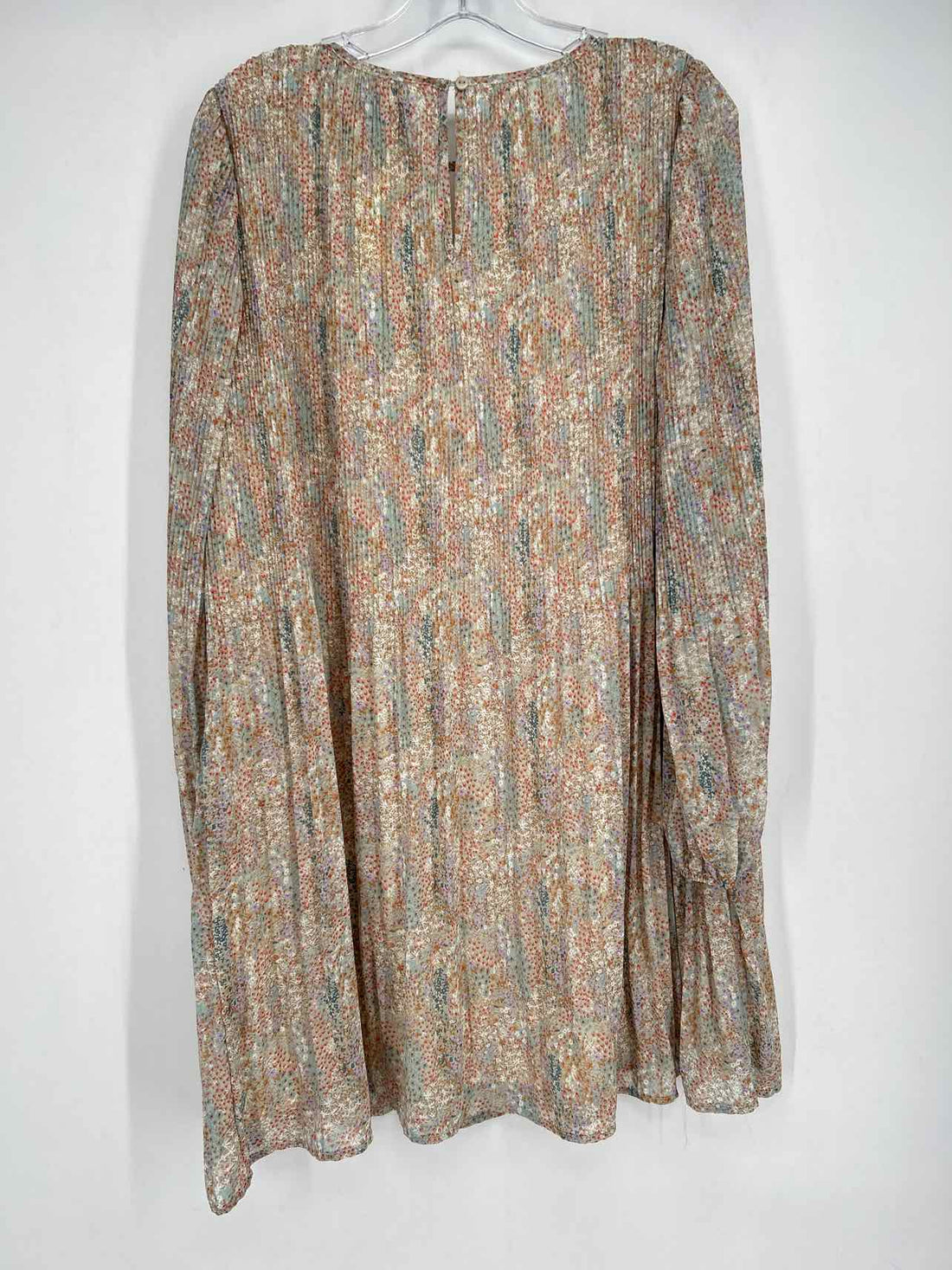 Wishlist Apparel Size S/M Sage Floral Long Sleeve Dress