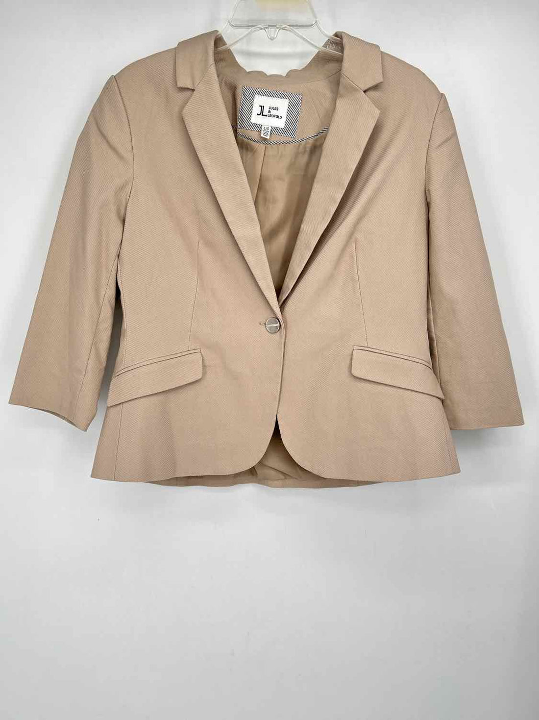 Jules & Leopold Size L Khaki Blazer