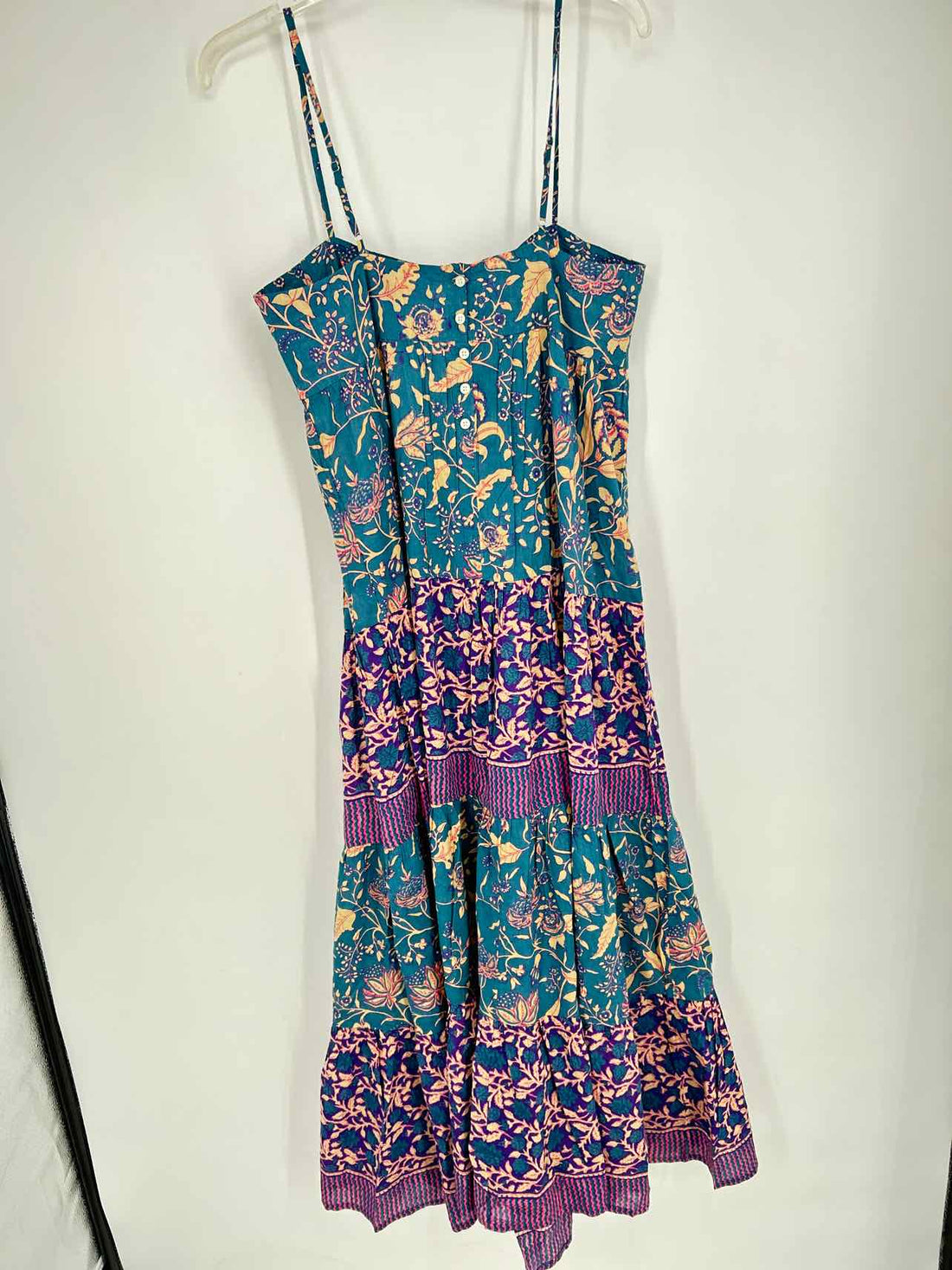 J Crew Size M Blue & Purple Floral NWT Maxi