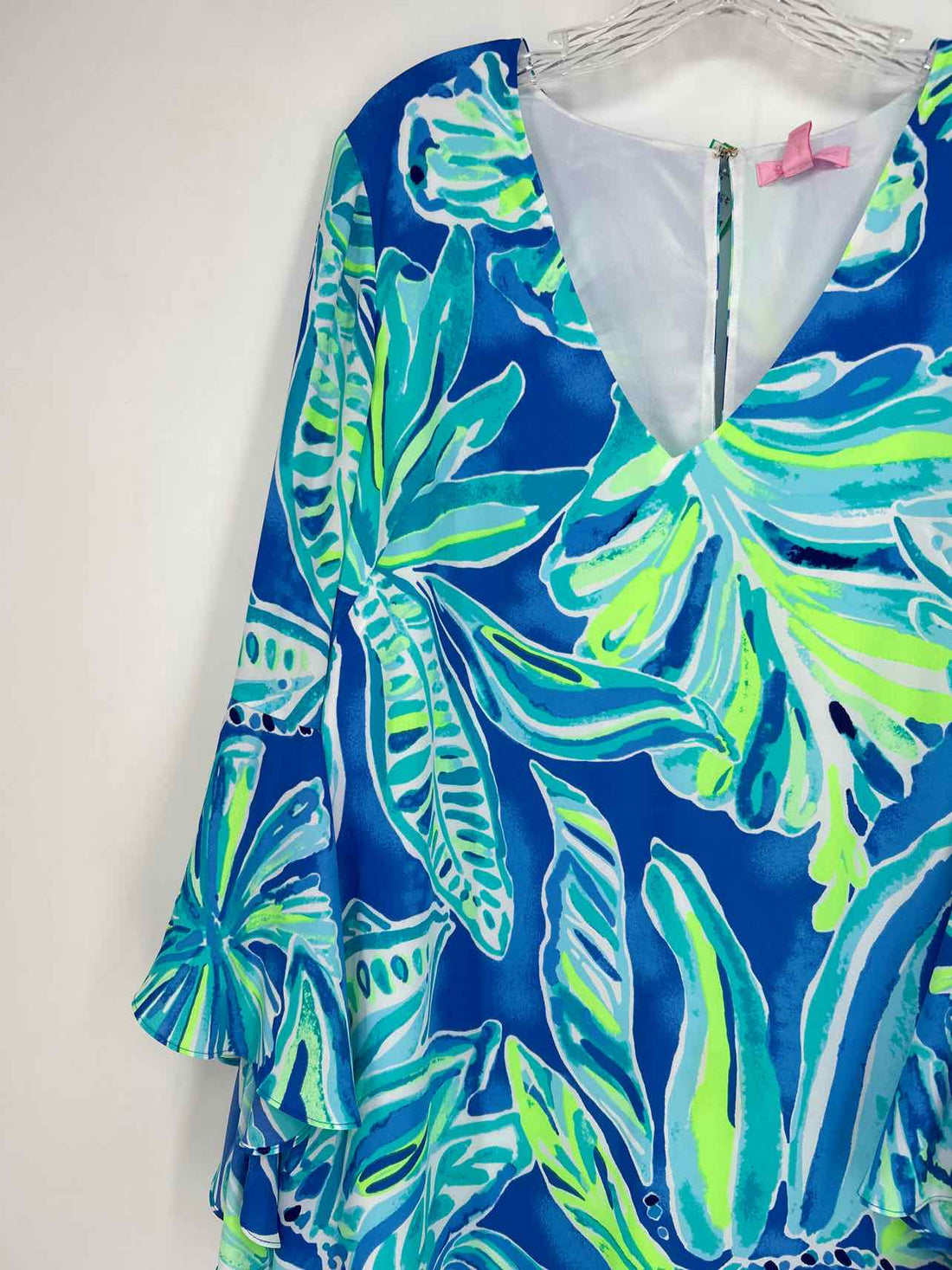 Lilly Pulitzer 12 Blue Print Long Sleeve Lilly Pulitzer Dress