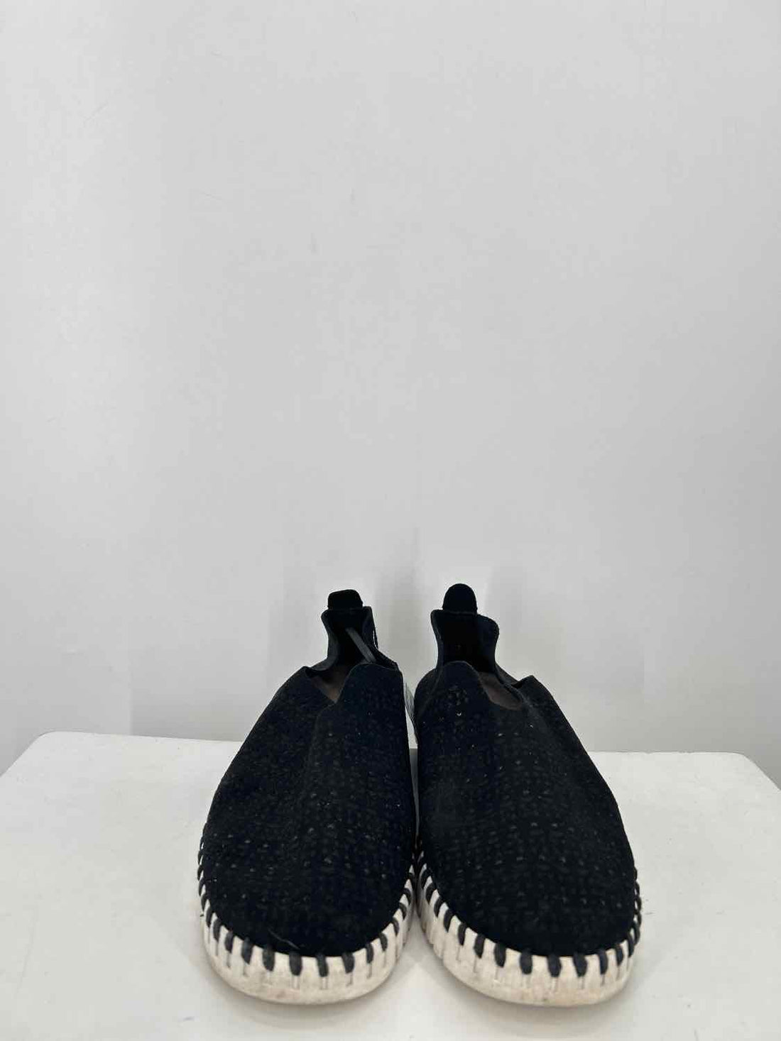 Ilse Jacobsen Women Size 40(9) Black Perforated Sneakers