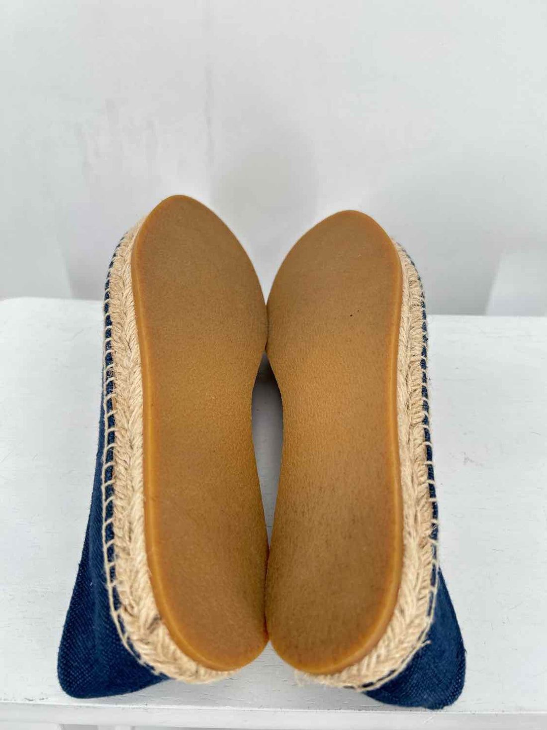 Salvatore Ferragamo Women Size 8 Denim Espadrilles