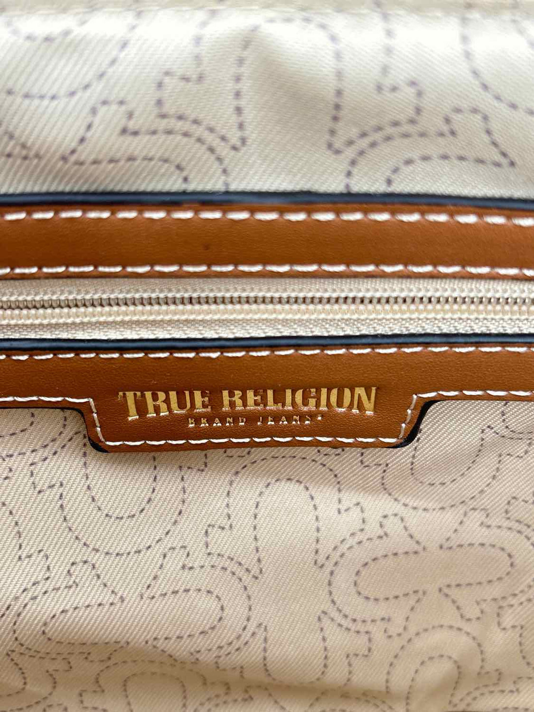 True Religion Denim Faux Leather Crossbody