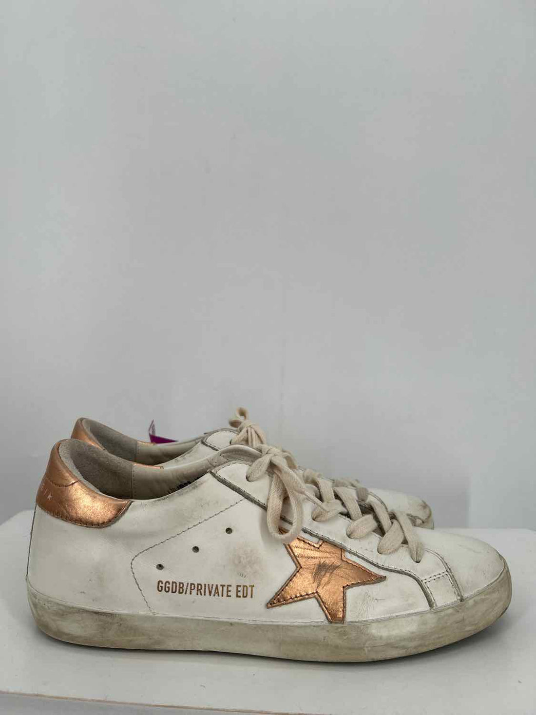 Golden Goose Women Size 39 (8.5-9) White & Rose Gold Sneakers
