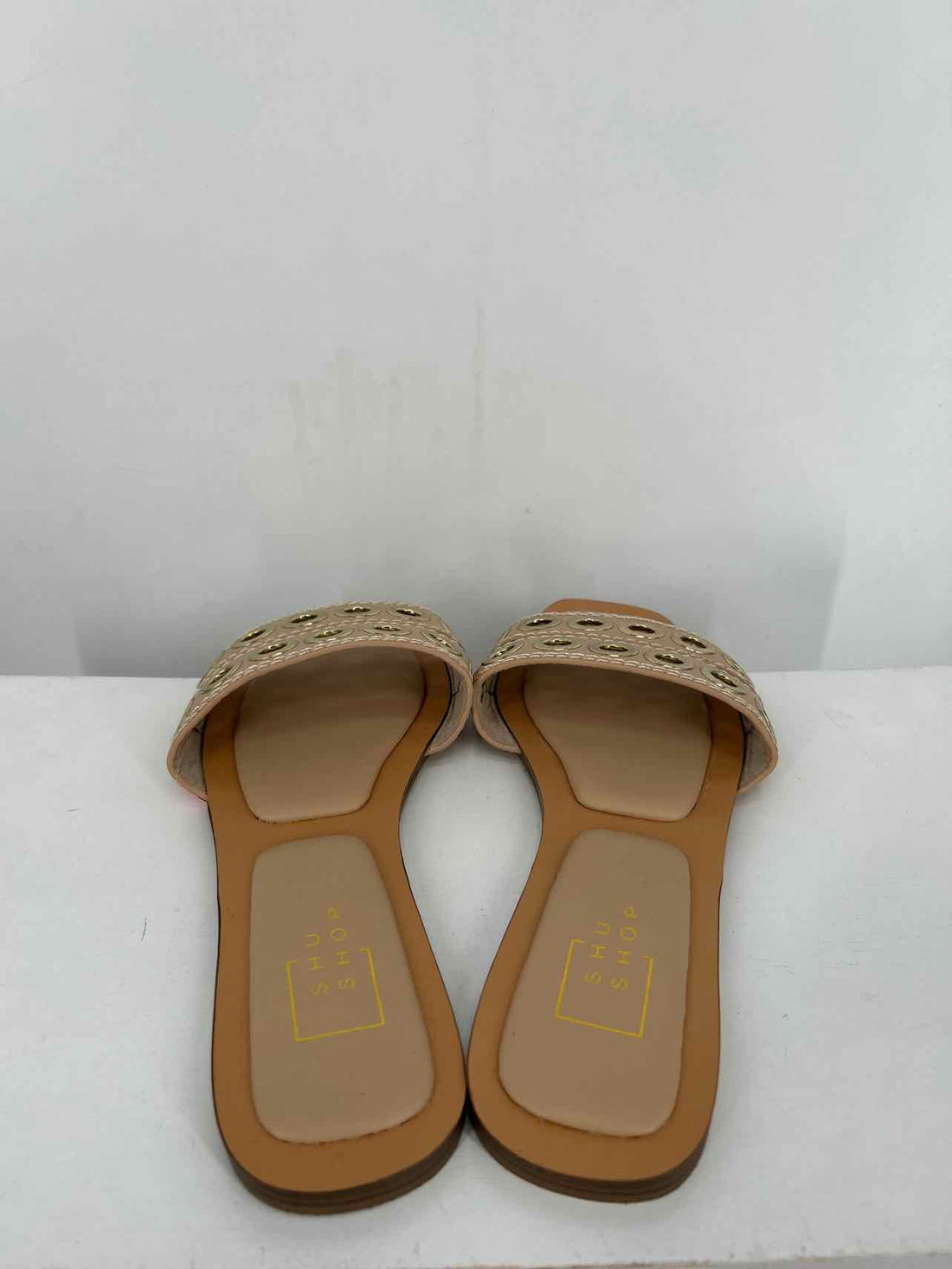 Shu Shop Women Size 10 Beige New Slides