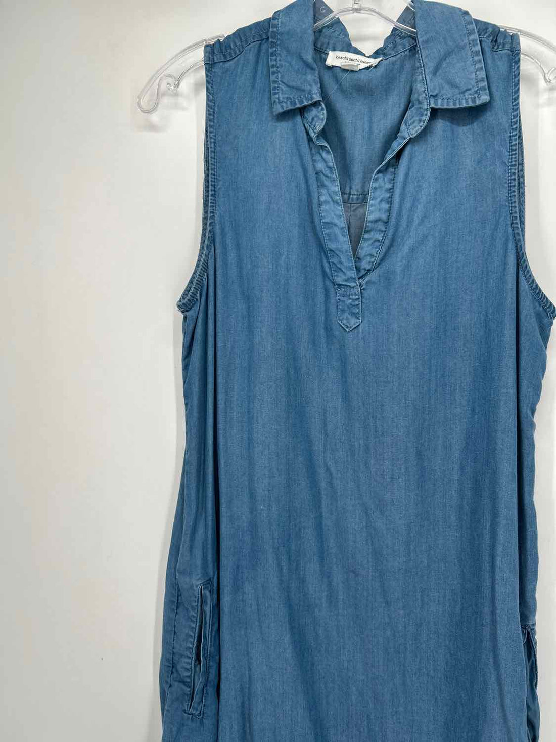Beach Lunch Lounge Size M Chambray Dress