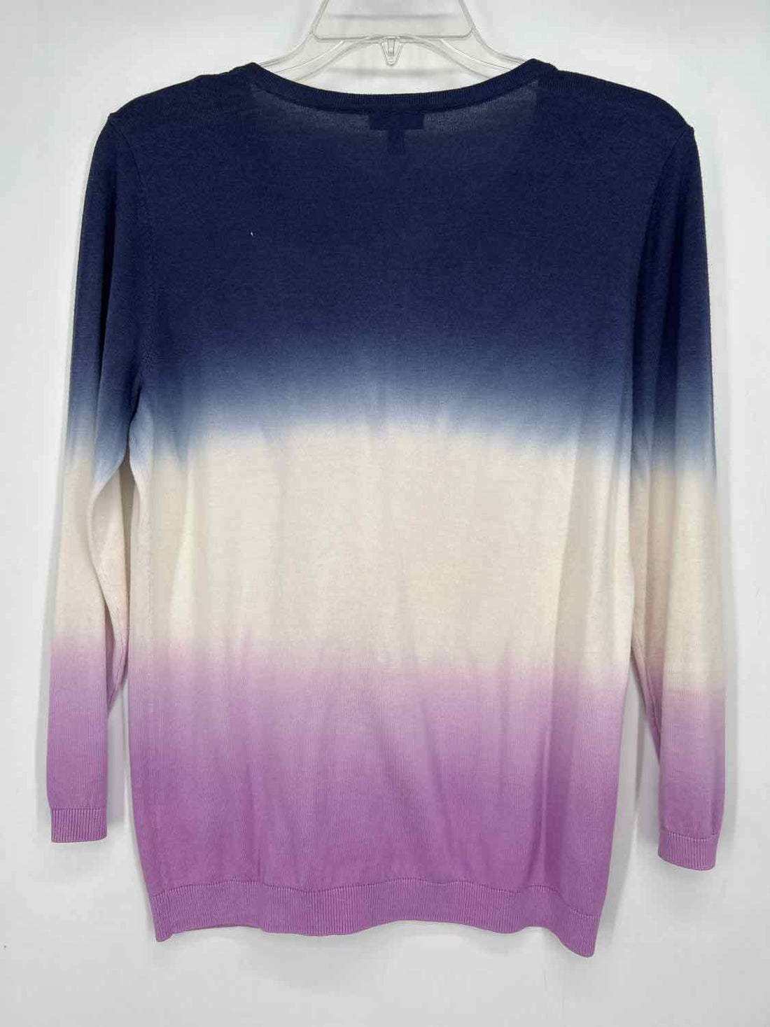 Talbots Size S Blue white purple Cardigan