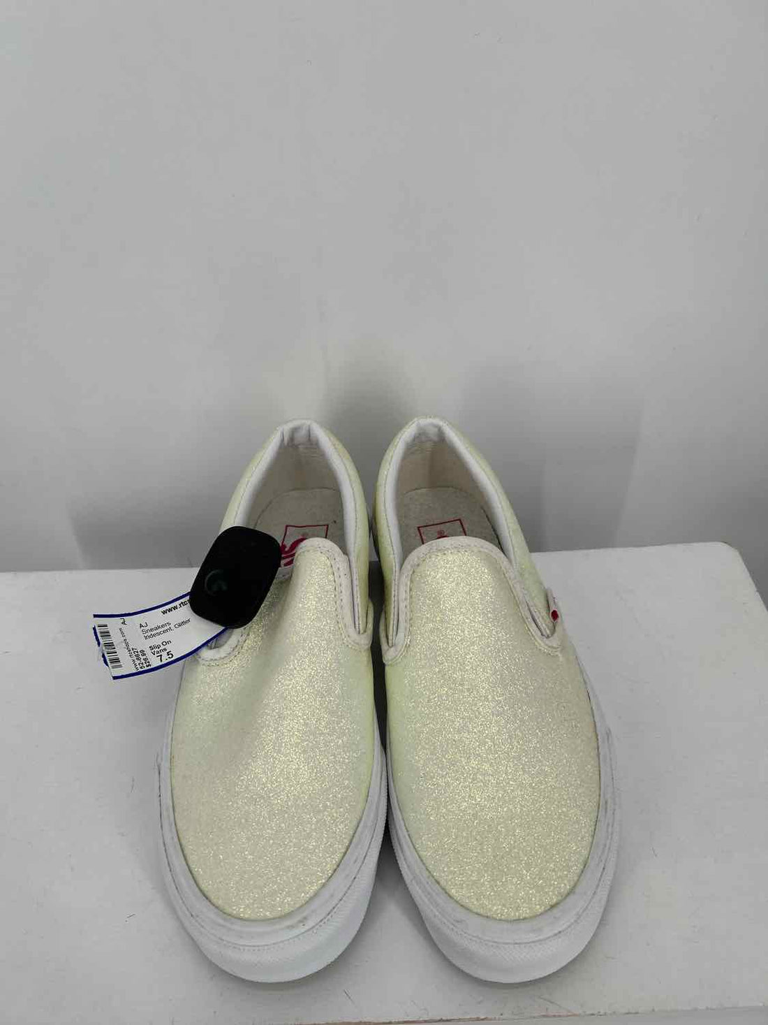 Vans Women Size 7.5 Iridescent Glitter Sneakers