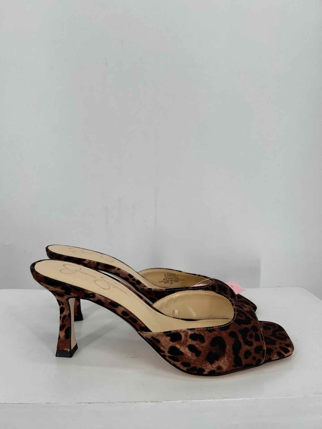Jessica Simpson Women Size 8.5 Leopard Heels