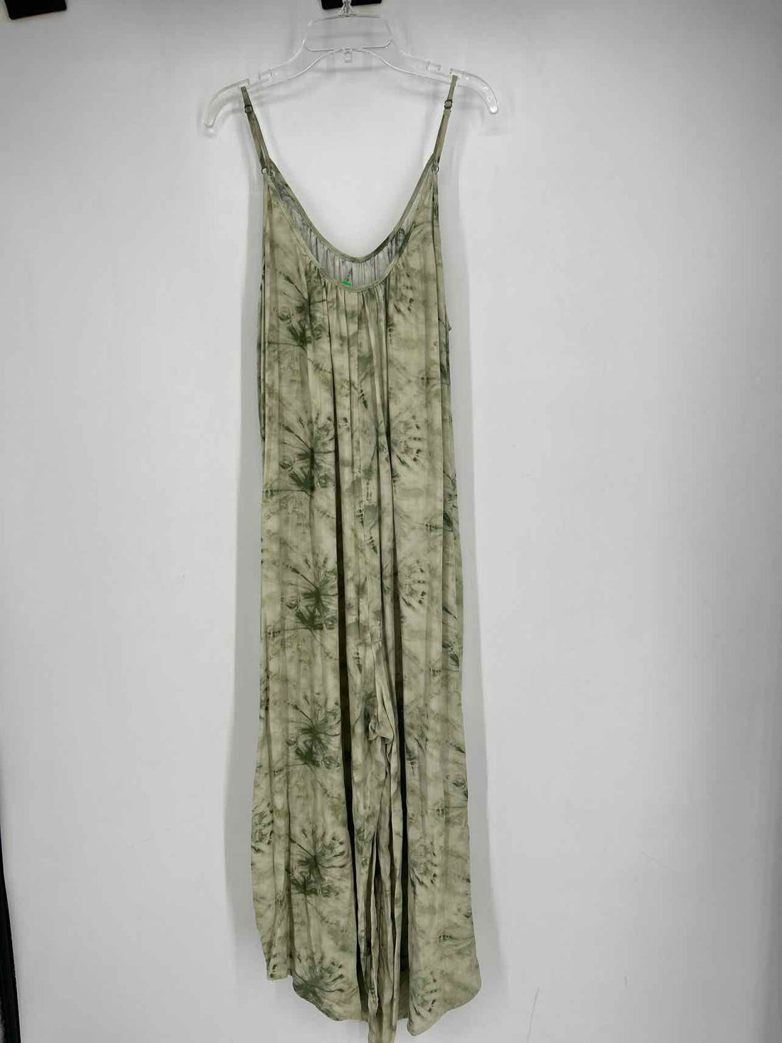 Shinestar Size L Green Tie Dye Jumpsuit
