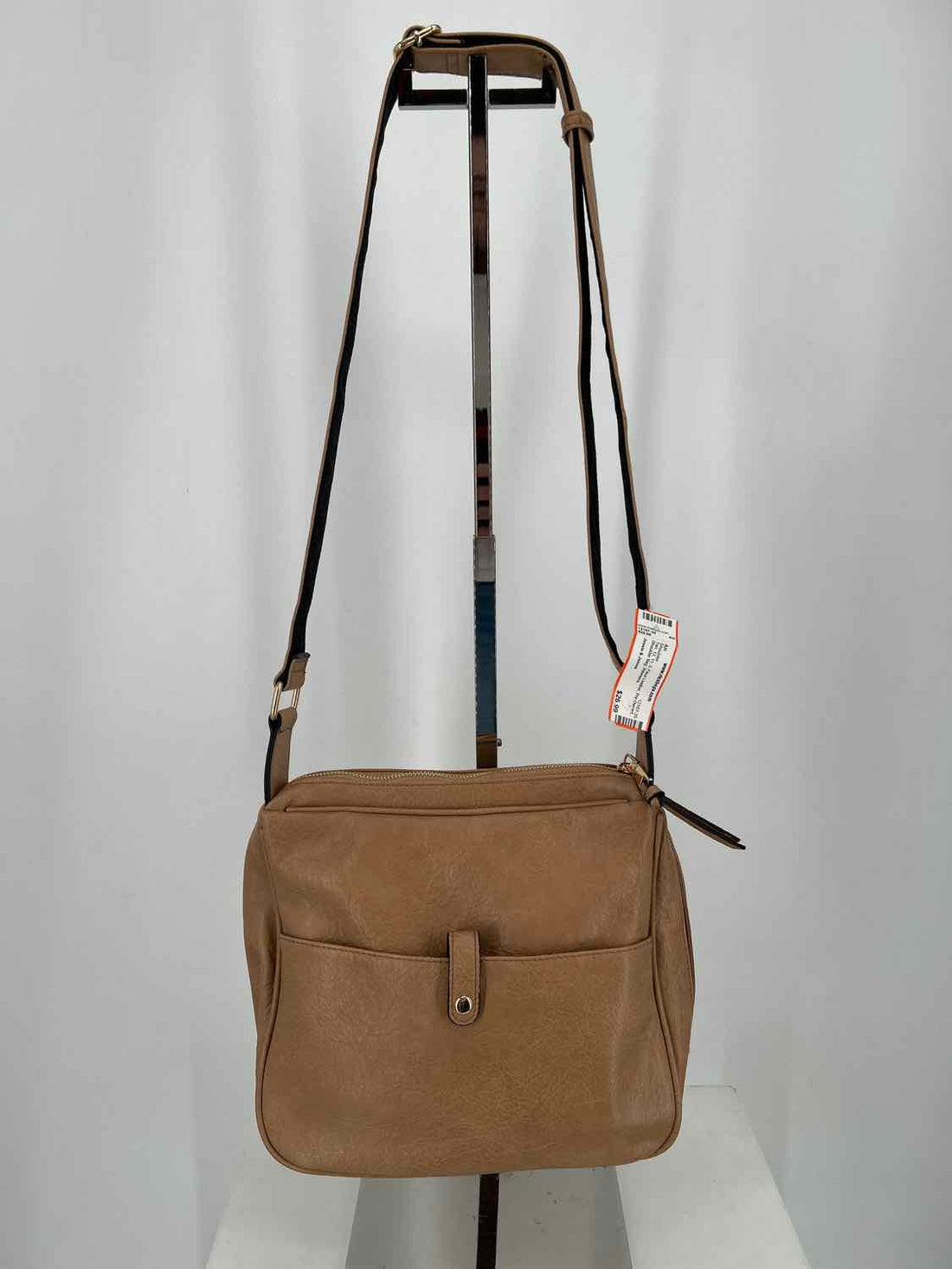 Jessie & James Tan Faux Leather Pre Owned Shoulder