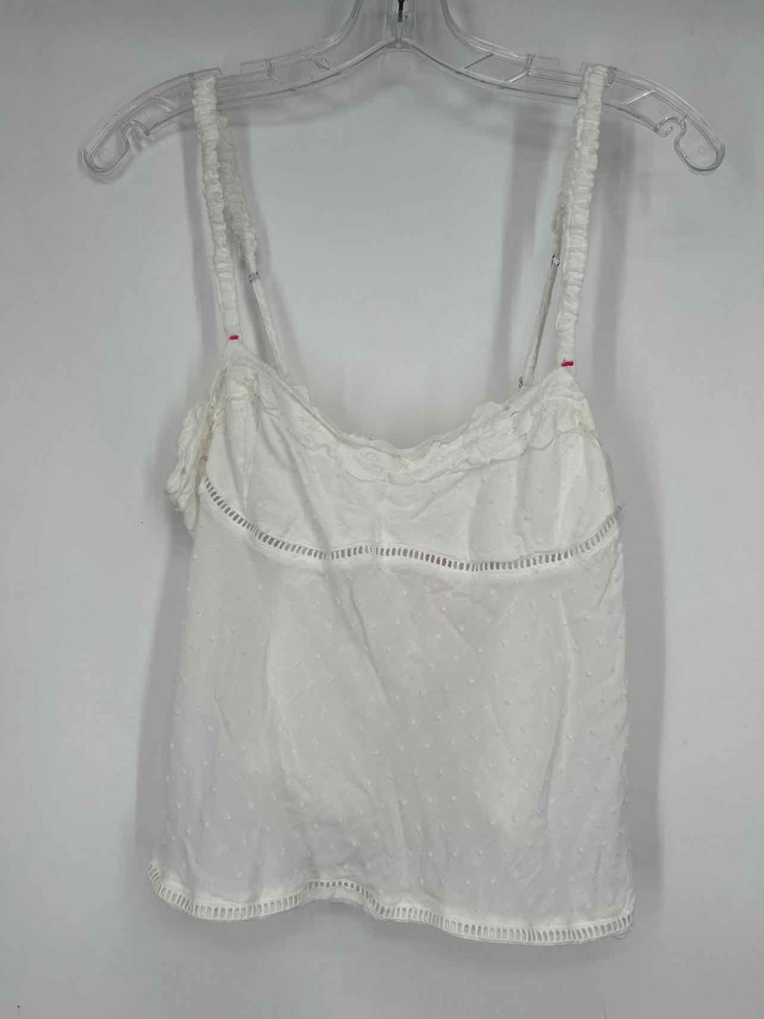 Intimately FP Size M White Swiss Dot Sleeveless