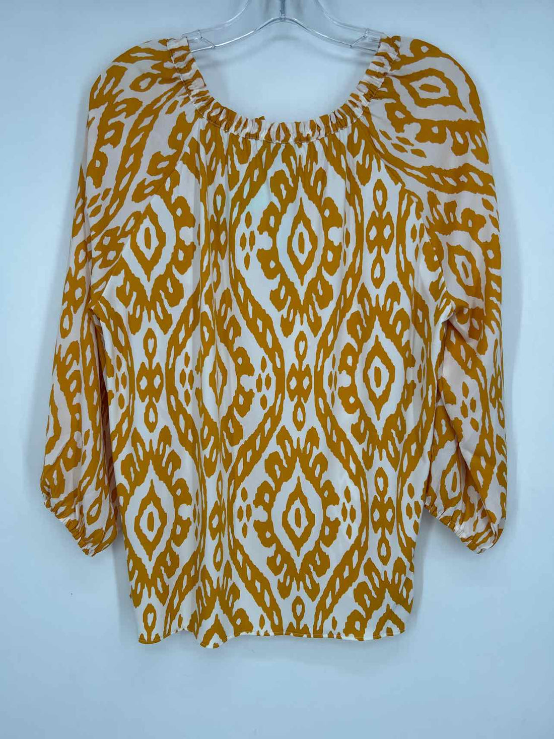 Ann Taylor Size LP Mustard & White NWT Long Sleeve
