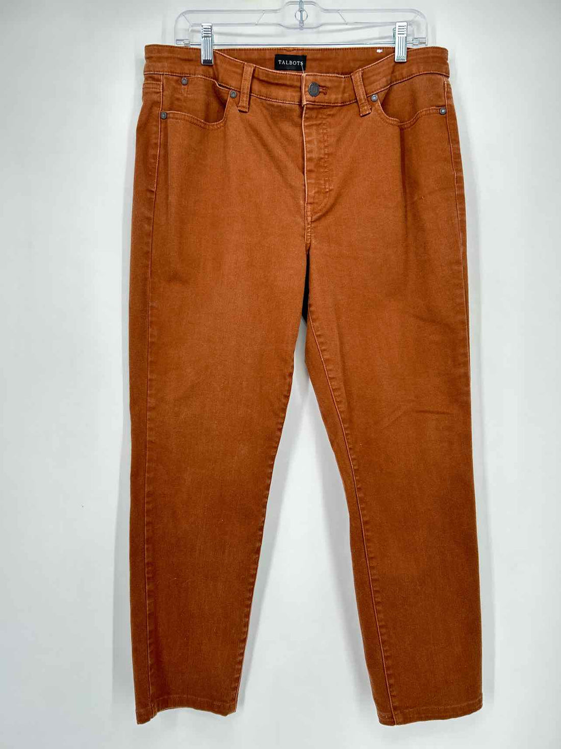 Talbots Size 12 Brown Slim Ankle Jeans