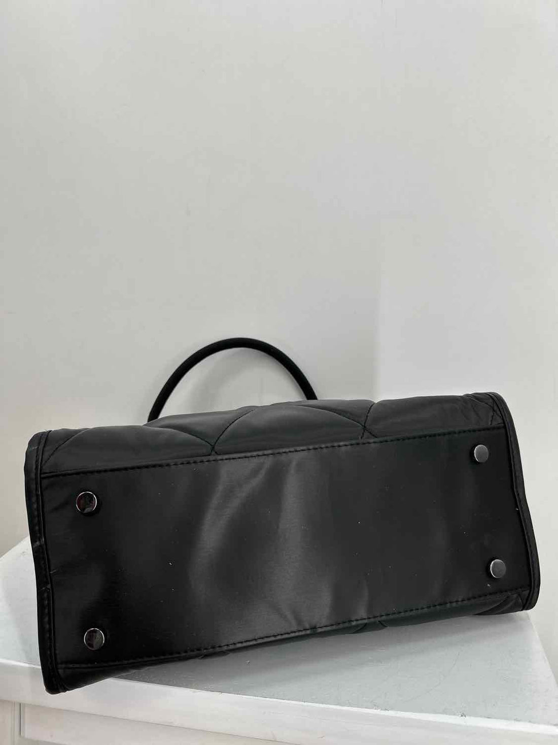 IHKWIP Black Quilted Satchel