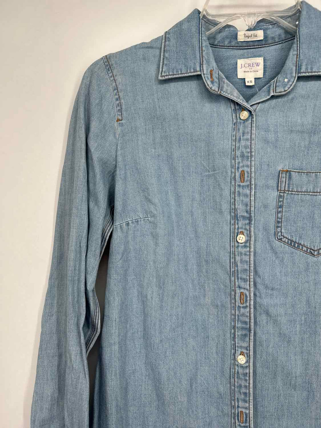J Crew Size XS Denim Long Sleeve
