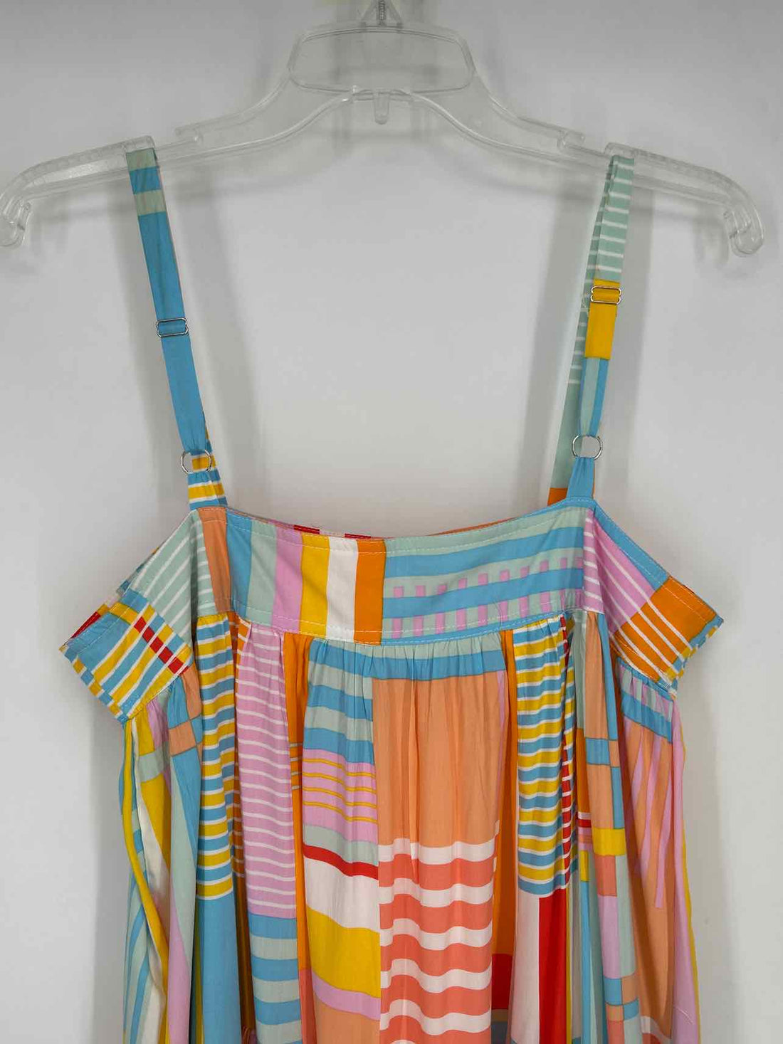 Abel The Label Size M Multi Color Stripe Sleeveless Dress