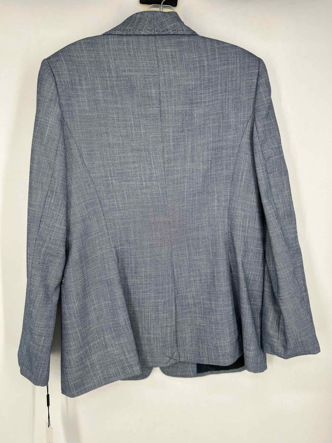 Calvin Klein Size 12 Navy & White Blazer