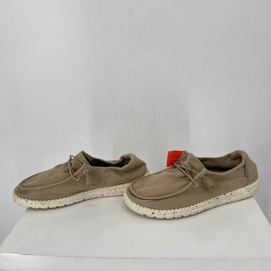 Hey Dude Women Size 8 Khaki Sneakers