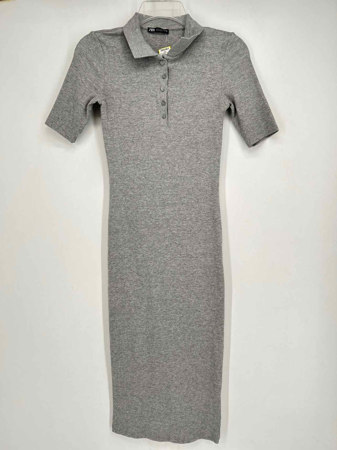 Zara Size S Light Gray Dress