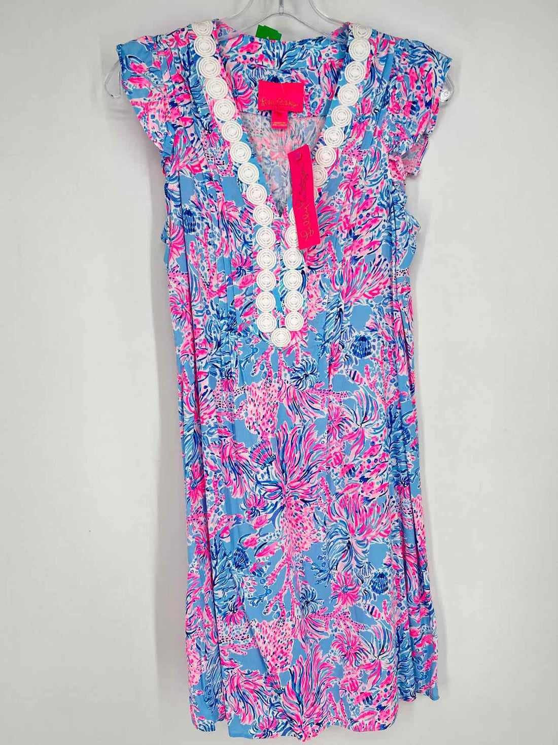 Lilly Pulitzer XXS Blue & Pink Print NWT Lilly Pulitzer Dress