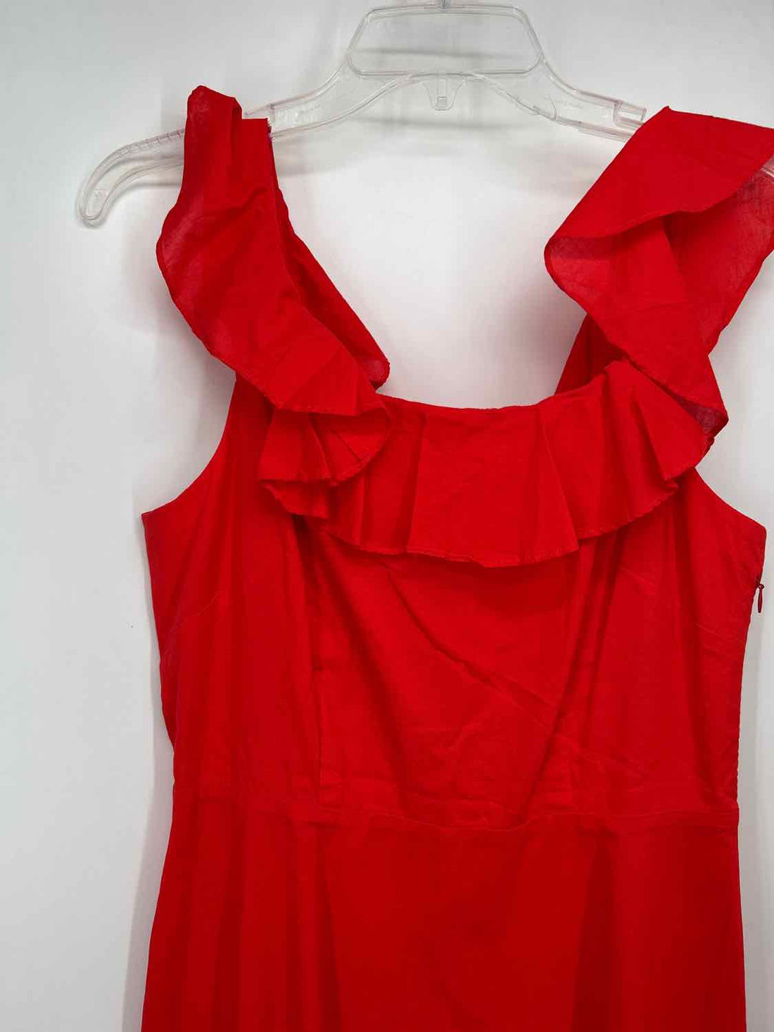 Cremieux Size 6 Red Sleeveless Dress