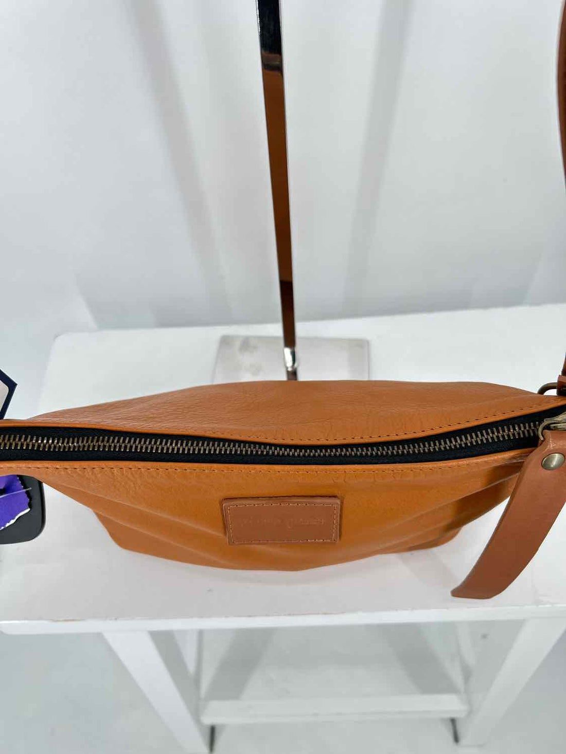 Parker Thatch Cognac Leather Crossbody