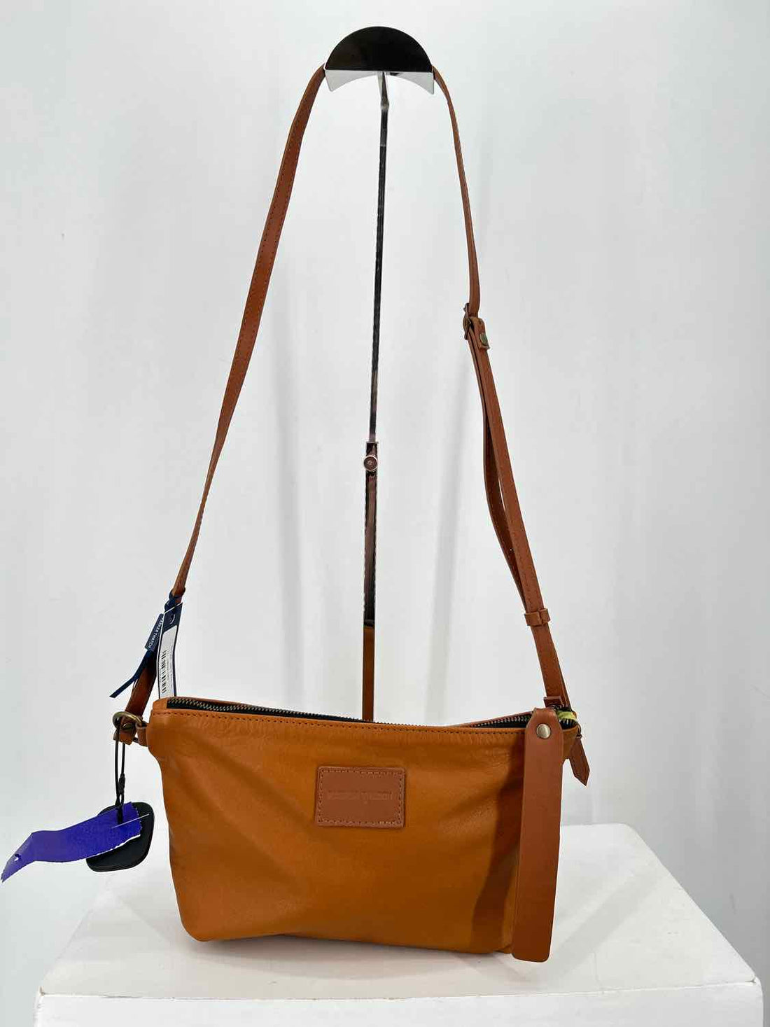 Parker Thatch Cognac Leather Crossbody
