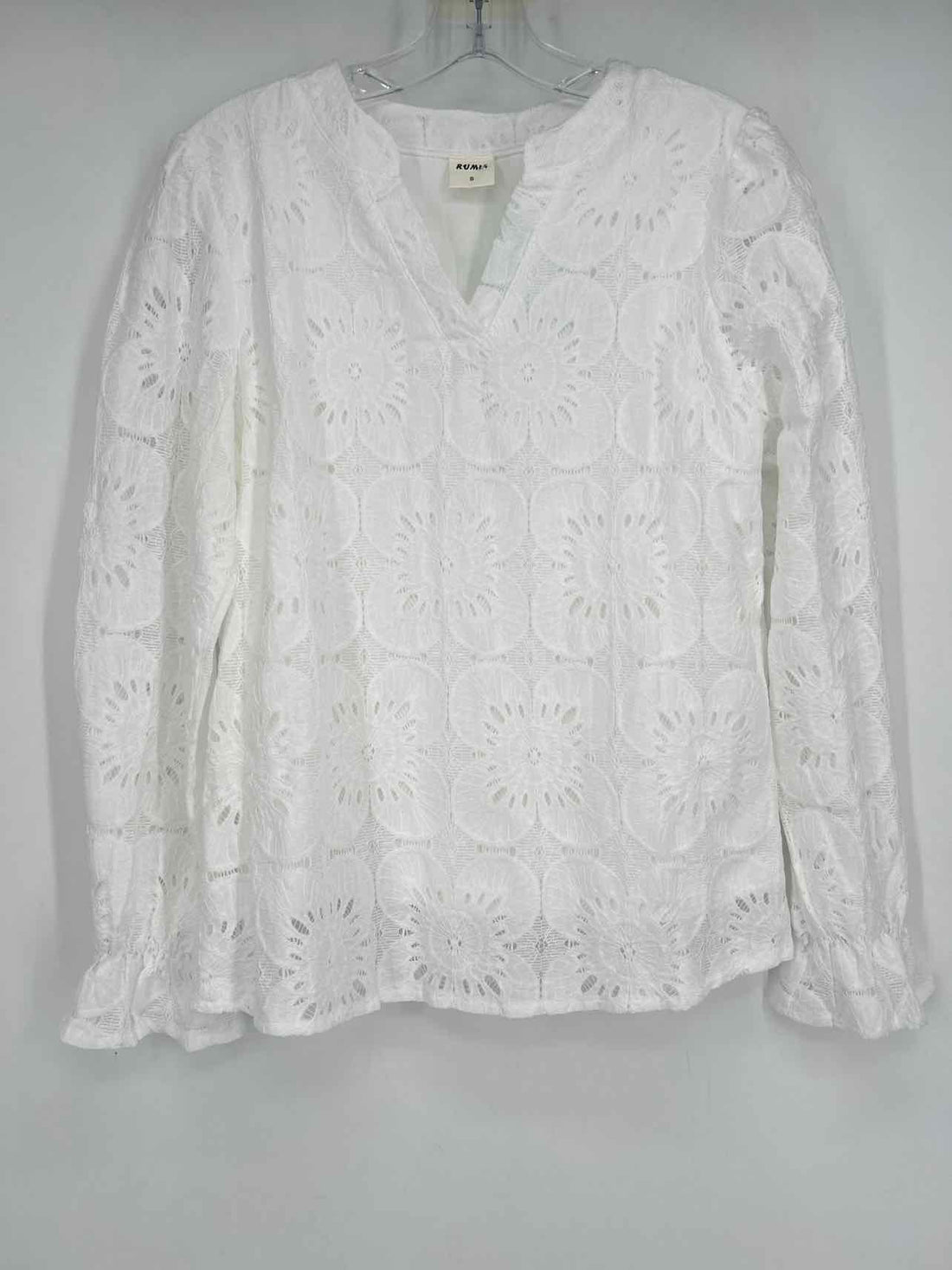Rumia Size S White Lace Long Sleeve