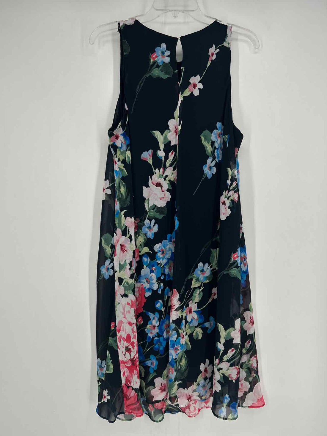 Lauren Ralph Lauren Size 16 Navy Floral Dress