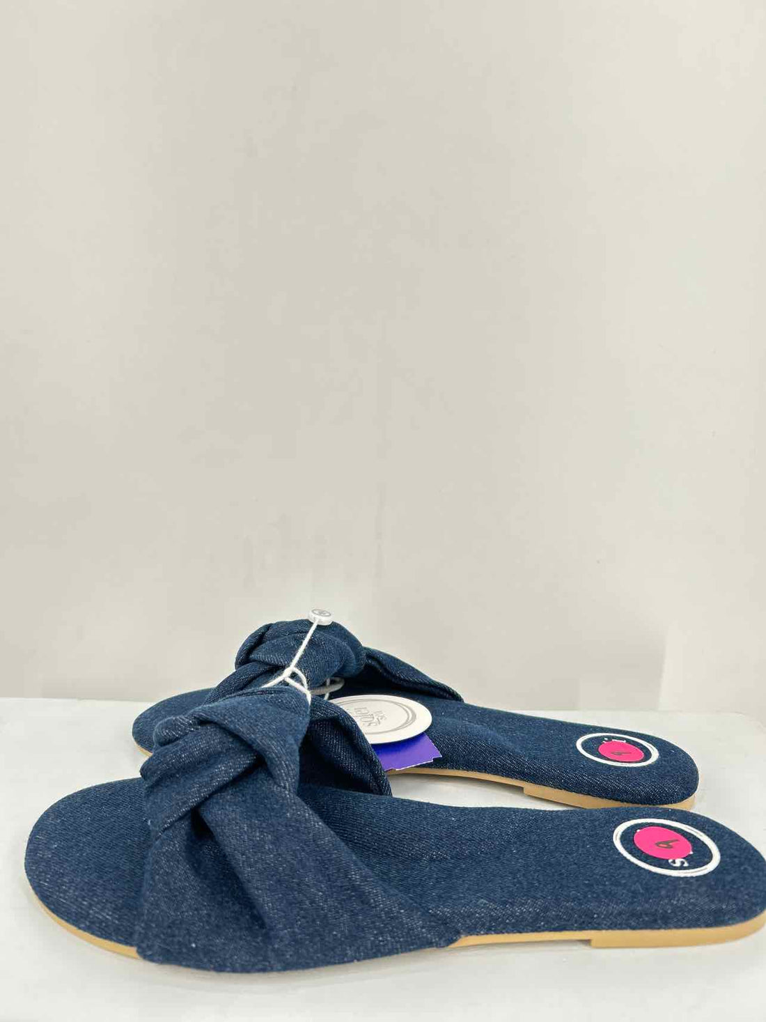 Solei Sea Women Size 9 Denim NWT Slides