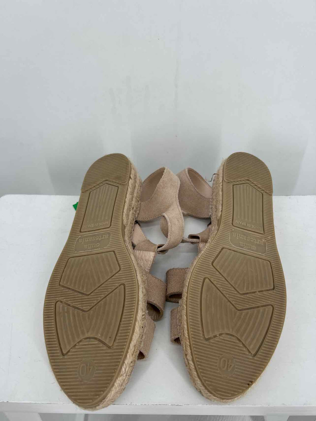 Gaimo Women Size 40 (9-9.5) Beige Espadrilles Sandals