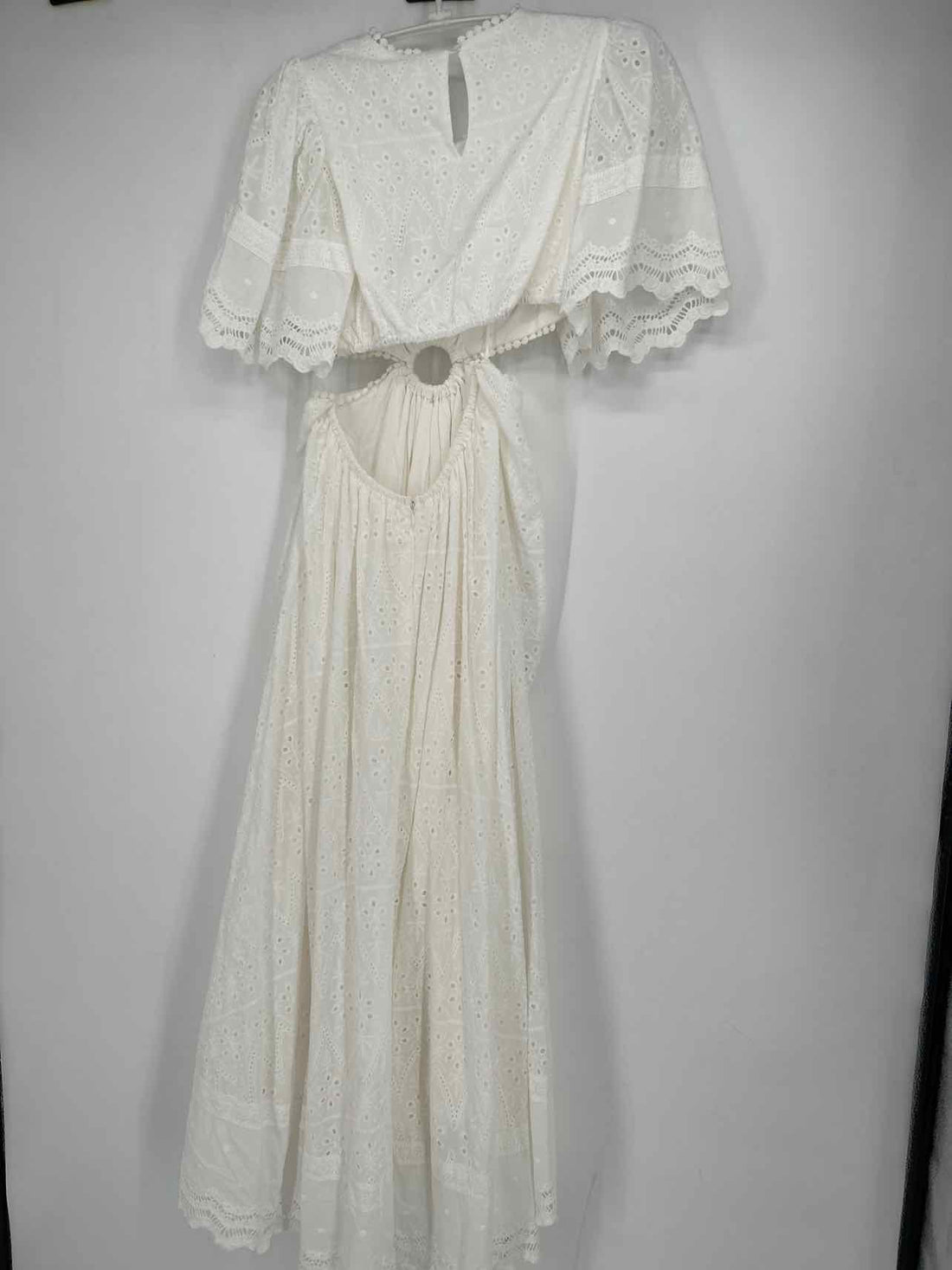 Amable by Mable Size M White Eyelet NWT Maxi