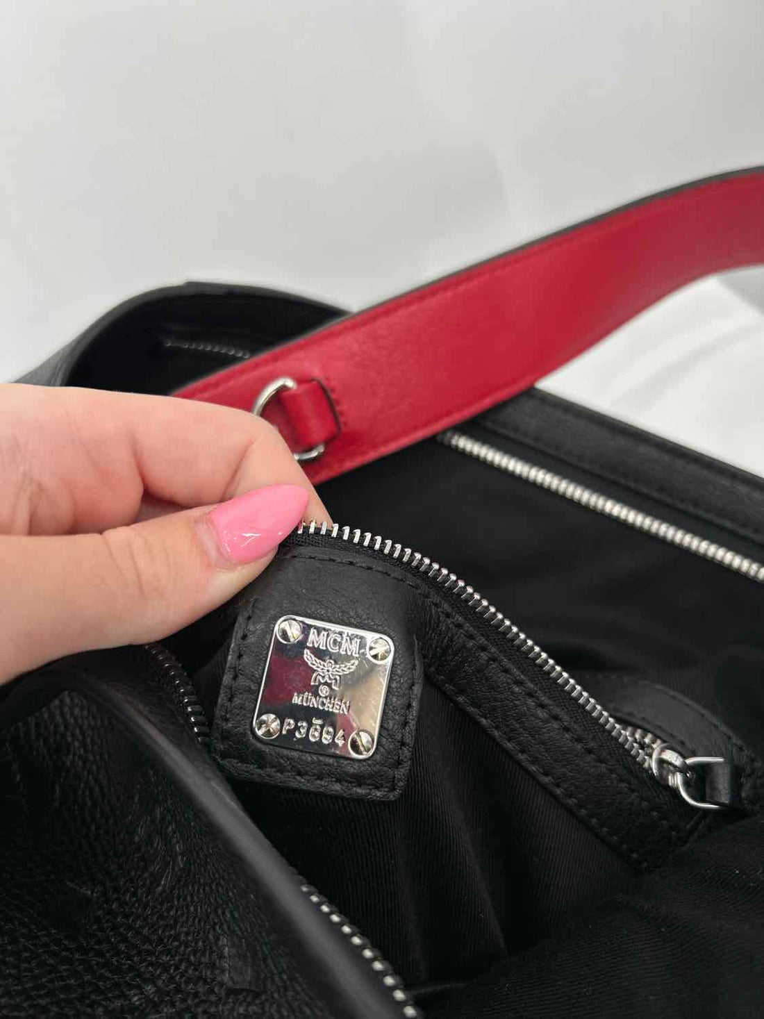 MCM Black Genuine Leather LUXURY