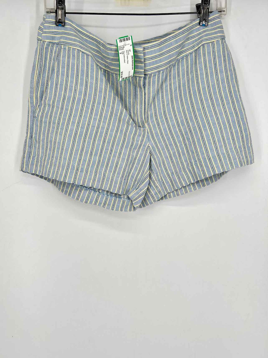 Loft Size 2 Blue & Yellow Stripe Shorts