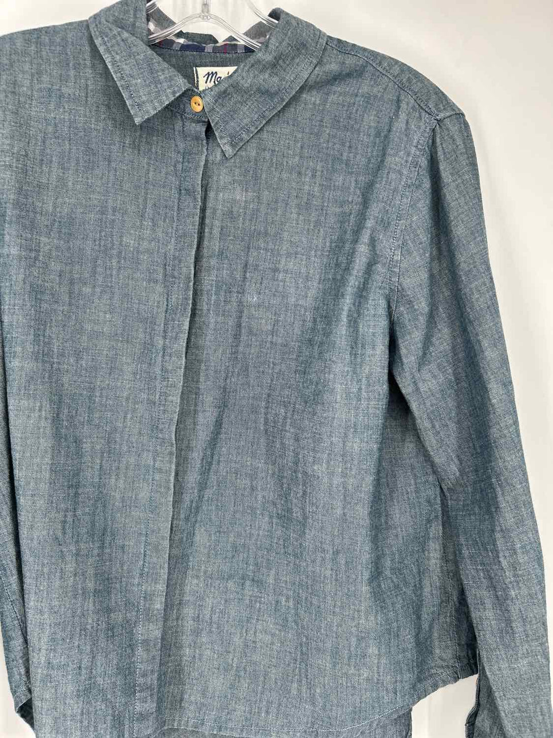 Madewell Size M Chambray Long Sleeve