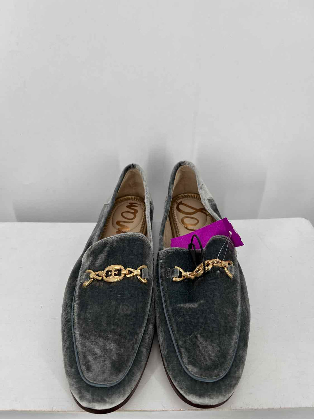 Sam Edelman Women Size 7.5 Gray Velvet Loafers
