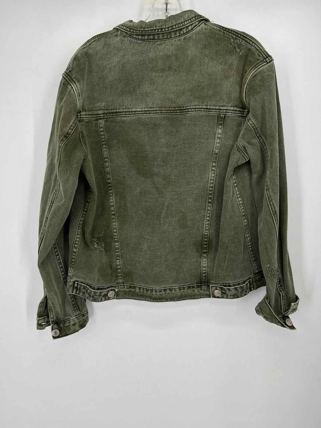 Basement Size M Green Denim Jacket
