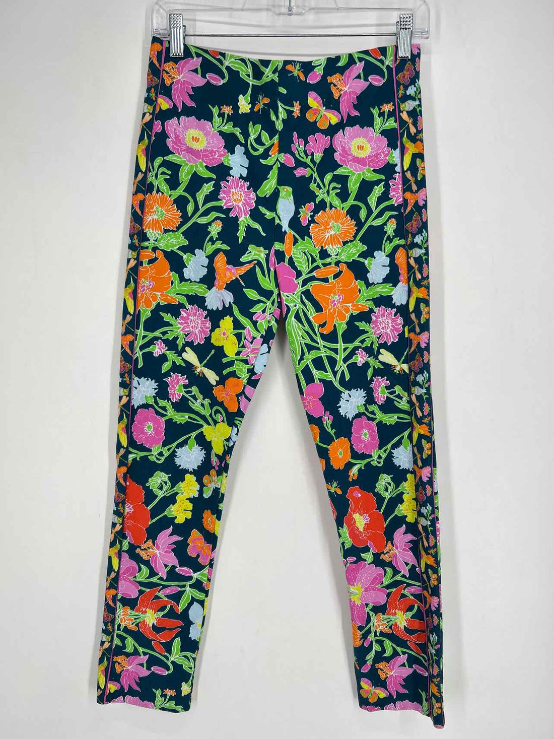 Gretchen Scott Size M Navy Floral Pants