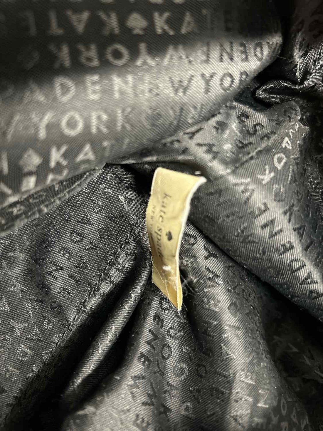 Kate Spade Black Leather Pre Owned Hobo