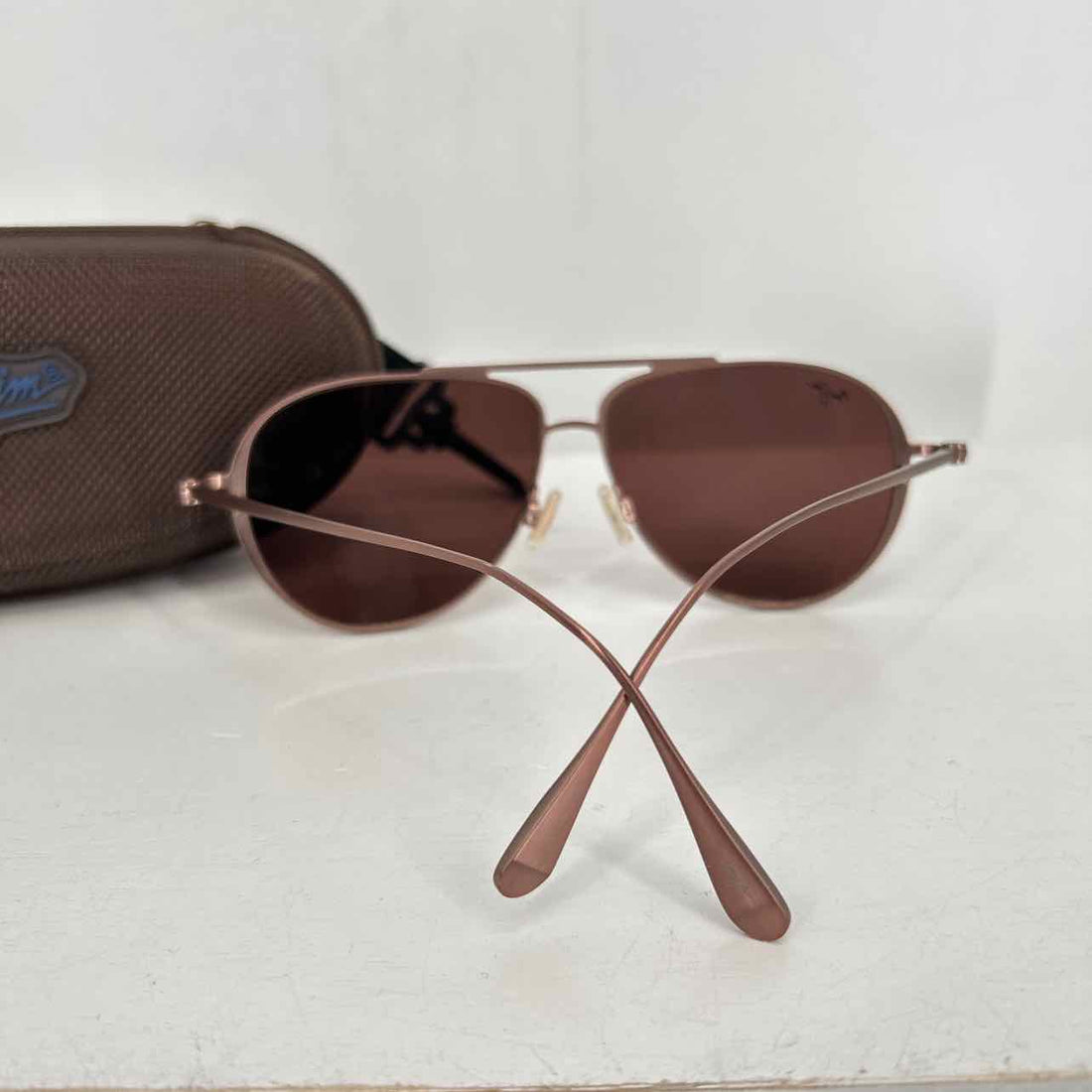 Maui Jim Metal Rose Gold Sunglasses