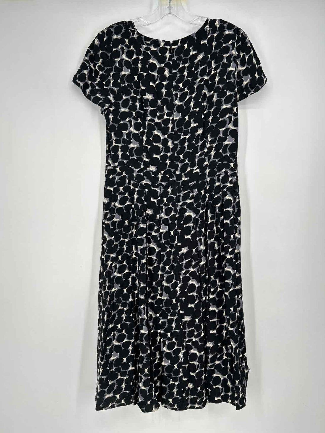 Talbots Size 6 Black Print Dress