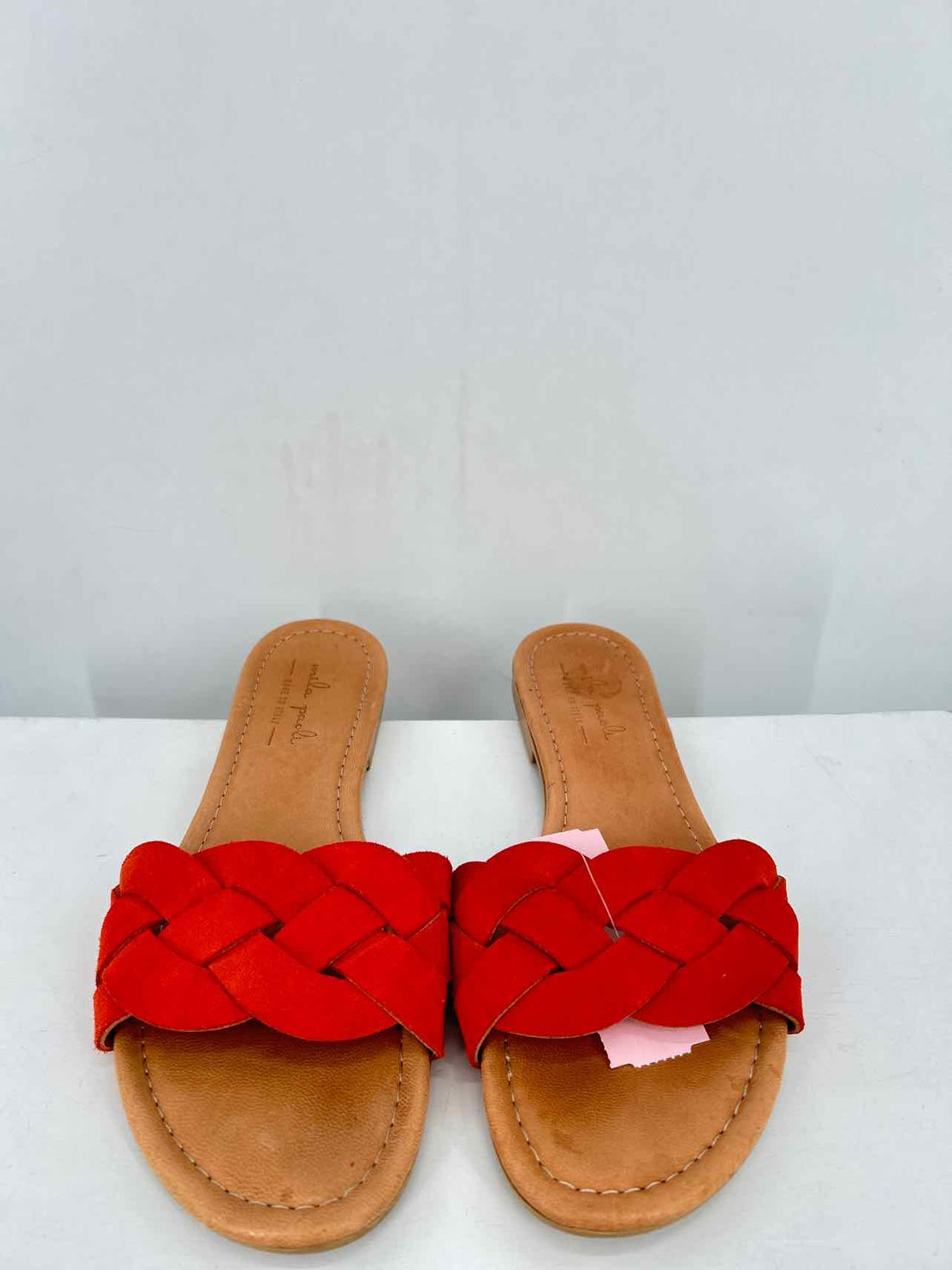 Mila Paoli Women Size 8 Orange Slides