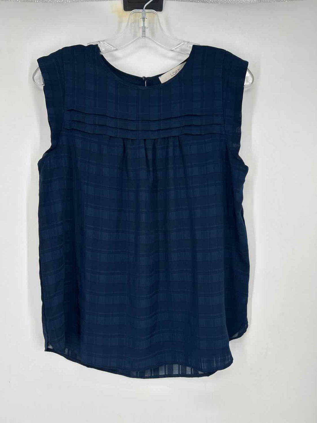Loft Size S Navy Striped NWT Short Sleeve