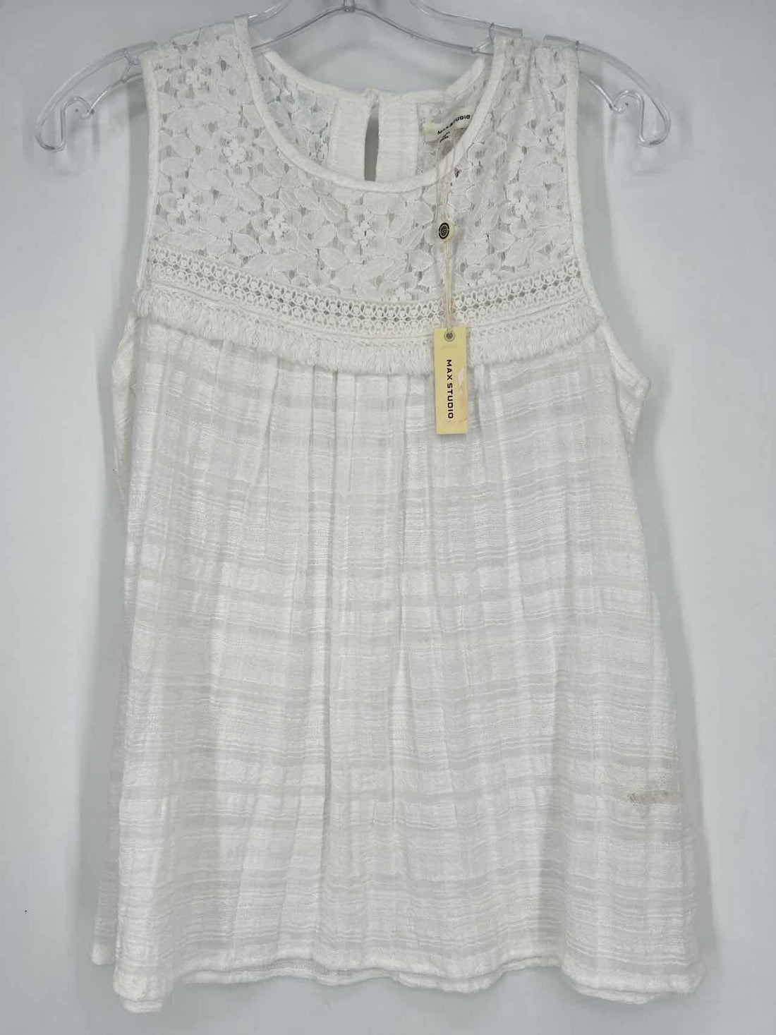 Max Studio Size S White NWT Sleeveless