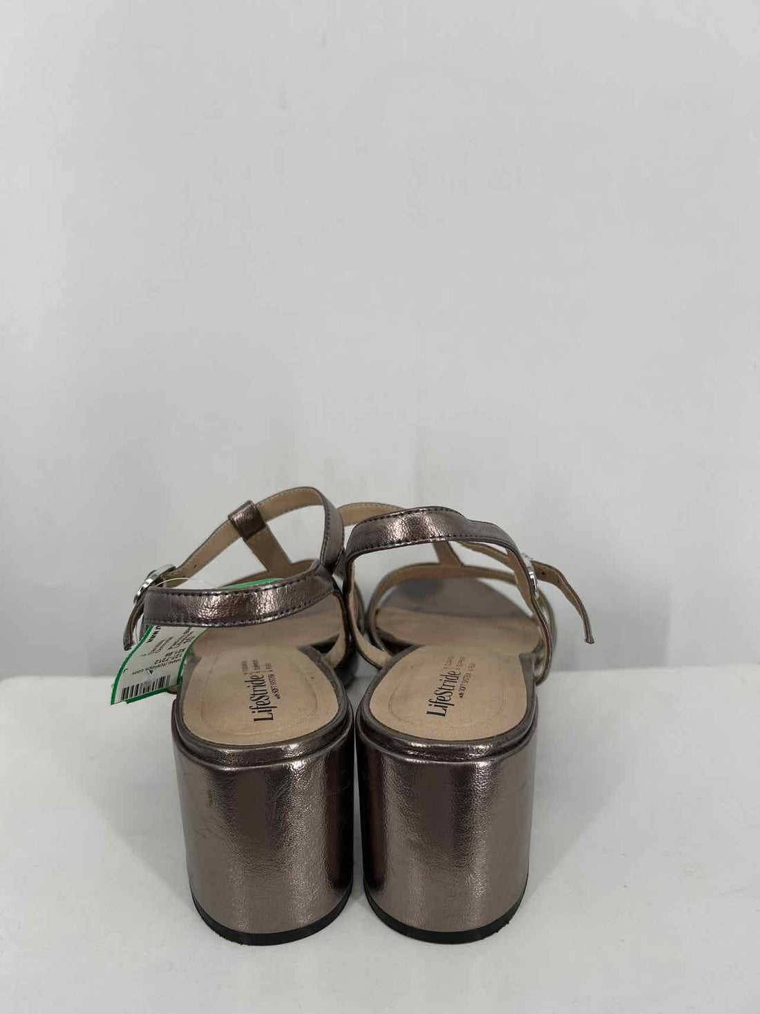 Lifestride Women Size 10 Gunmetal Sandals