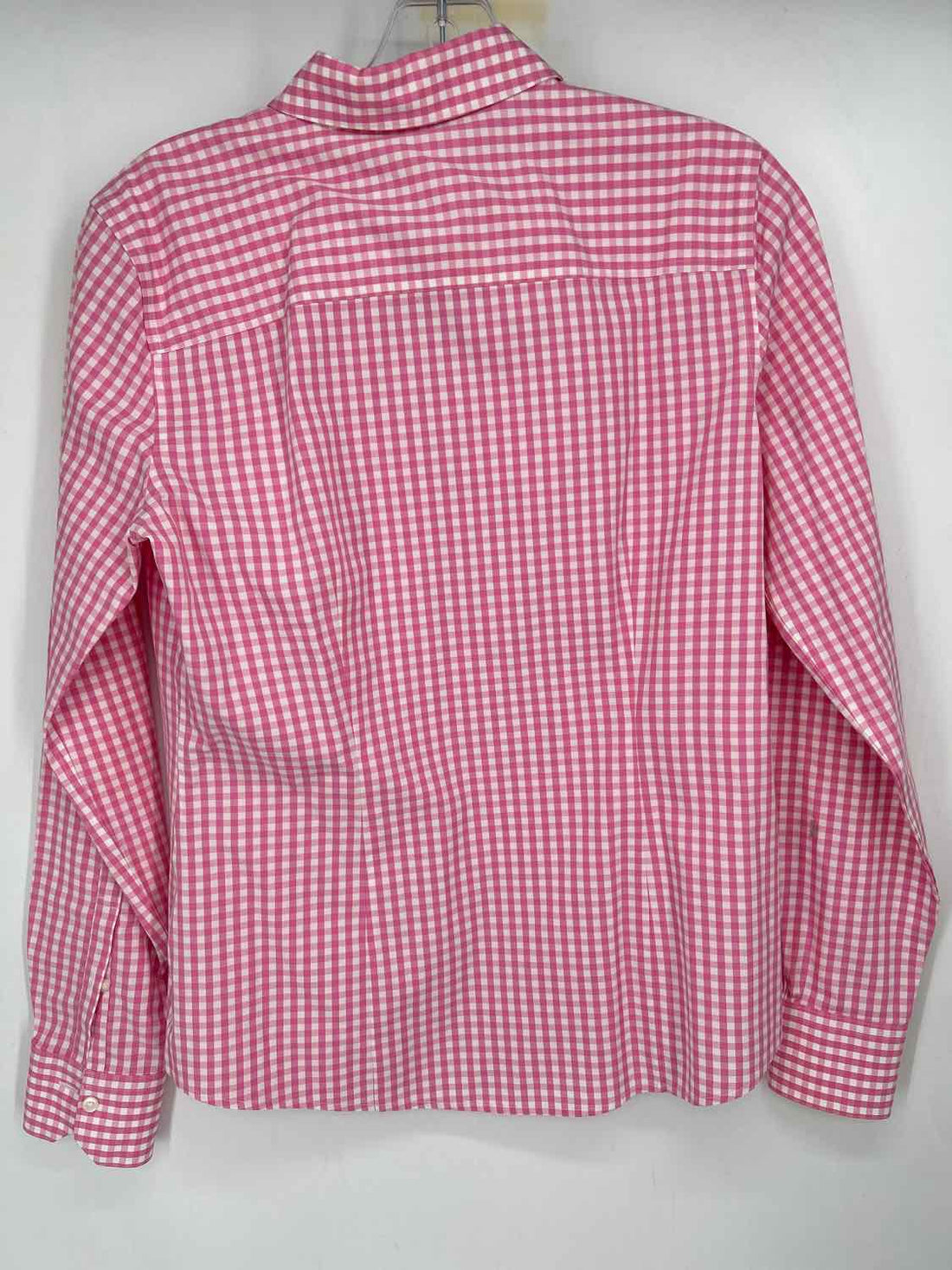 Brooks Brothers Size 4 Pink & White Checkered Long Sleeve