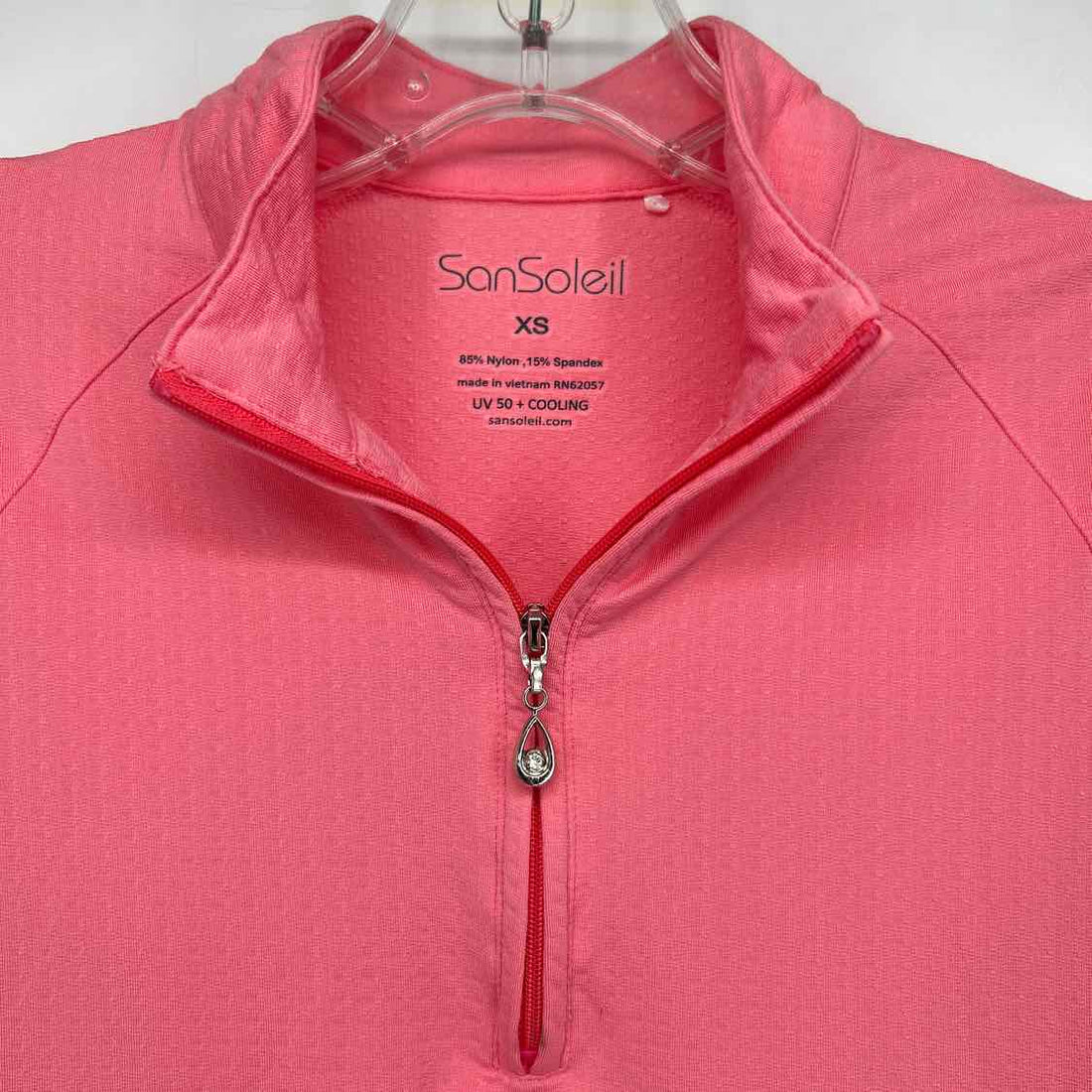 San Soleil Size XS Coral Active Tops